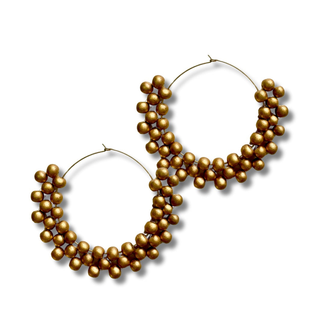 Orecchini legno Hope metallic-orecchini-Bijondo-Oro-Bijondo