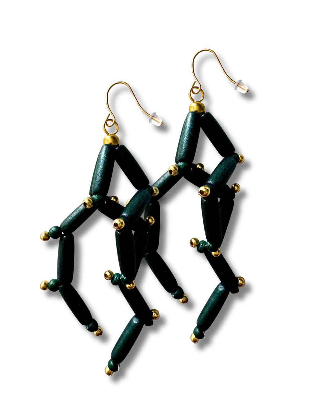 Orecchini legno Linnea-orecchini-Bijondo-Verde-Bijondo