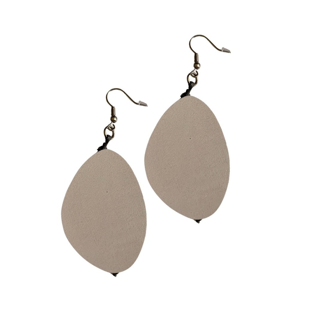 Orecchini legno Myra - bianco - Bijondo