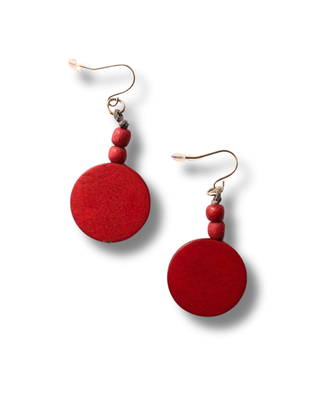 Orecchini legno Nora-orecchini-Bijondo-Rosso-Bijondo