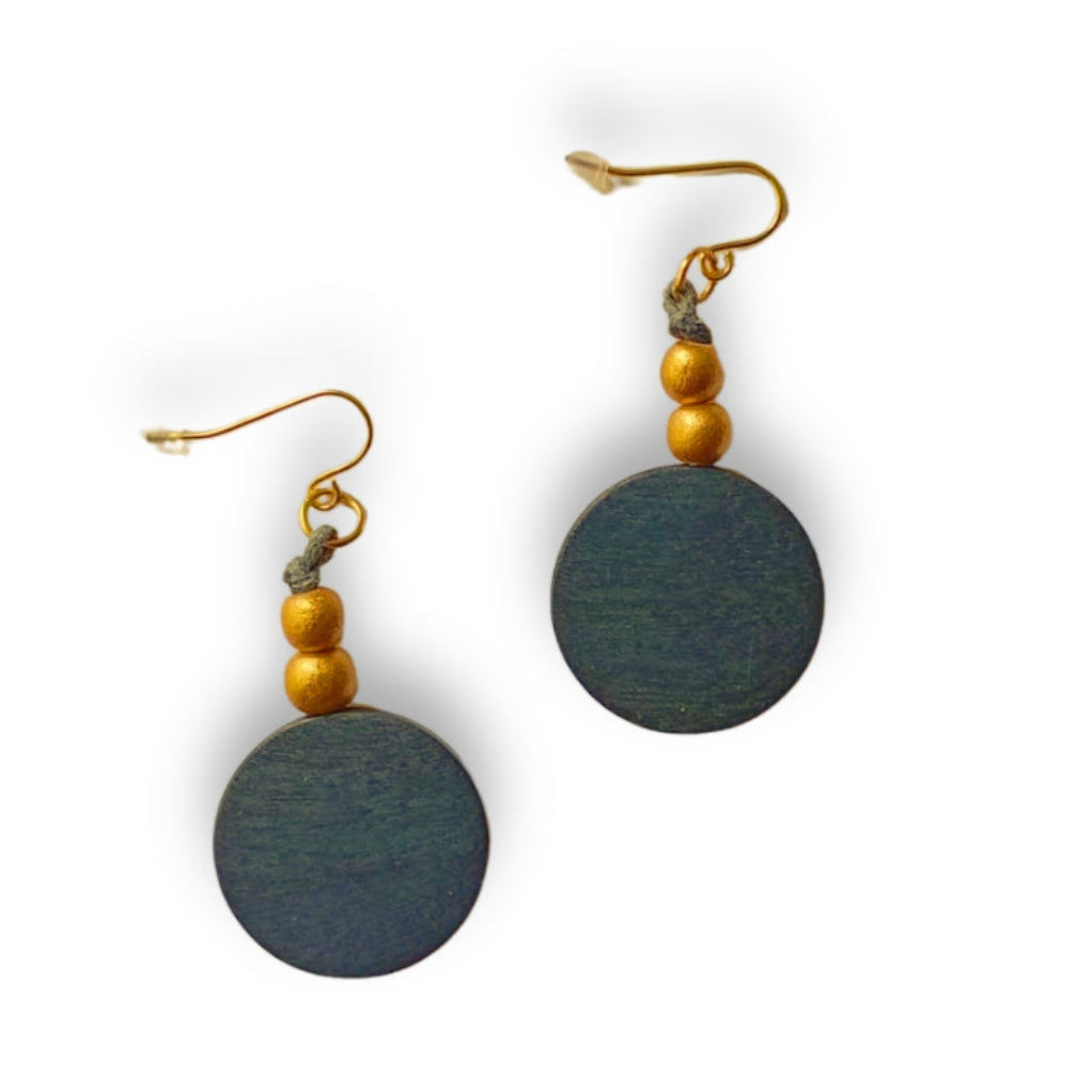 Orecchini legno Nora metallic-orecchini-Bijondo-Antracite-Bijondo