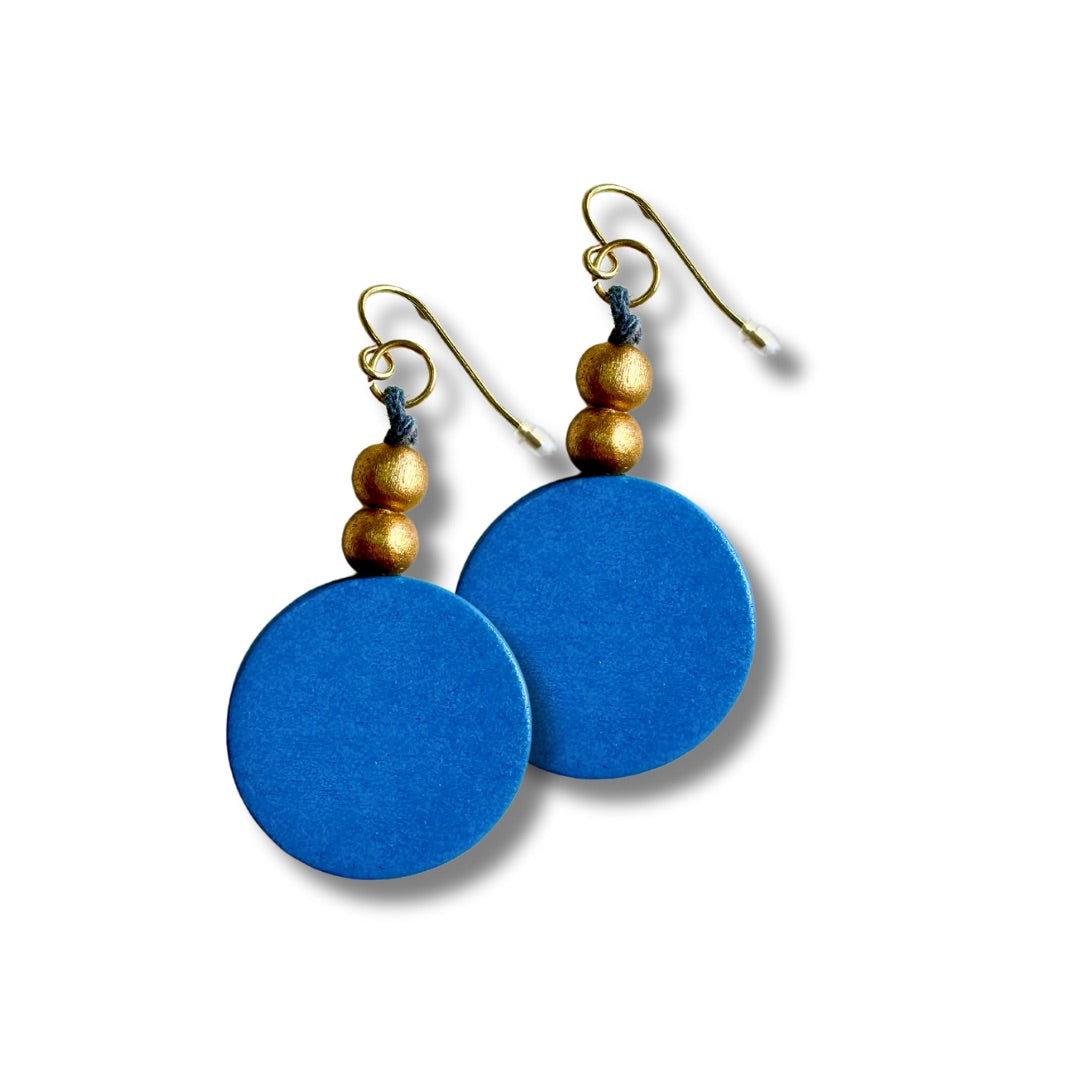 Orecchini legno Nora metallic-orecchini-Bijondo-Celeste-Bijondo