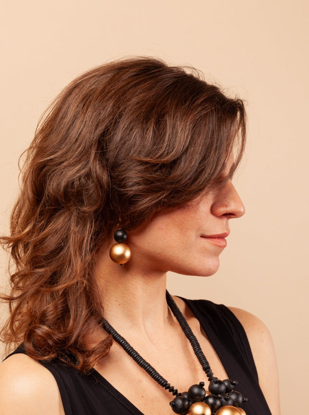 Orecchini legno Sagene metallic-orecchini-Bijondo-Bijondo