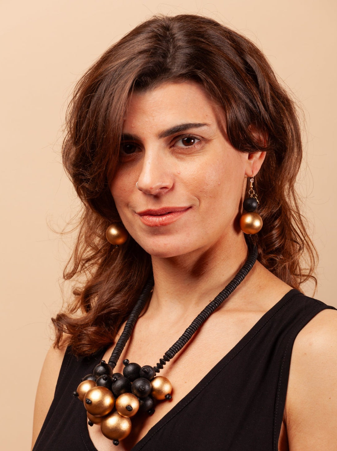 Orecchini legno Sagene metallic-orecchini-Bijondo-Bijondo