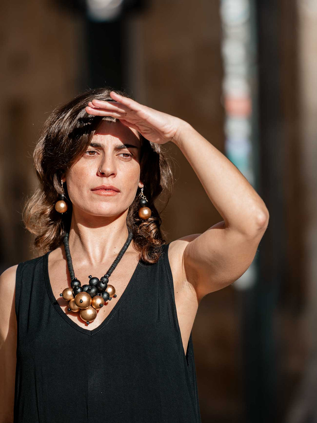 Orecchini legno Sagene metallic-orecchini-Bijondo-Bijondo