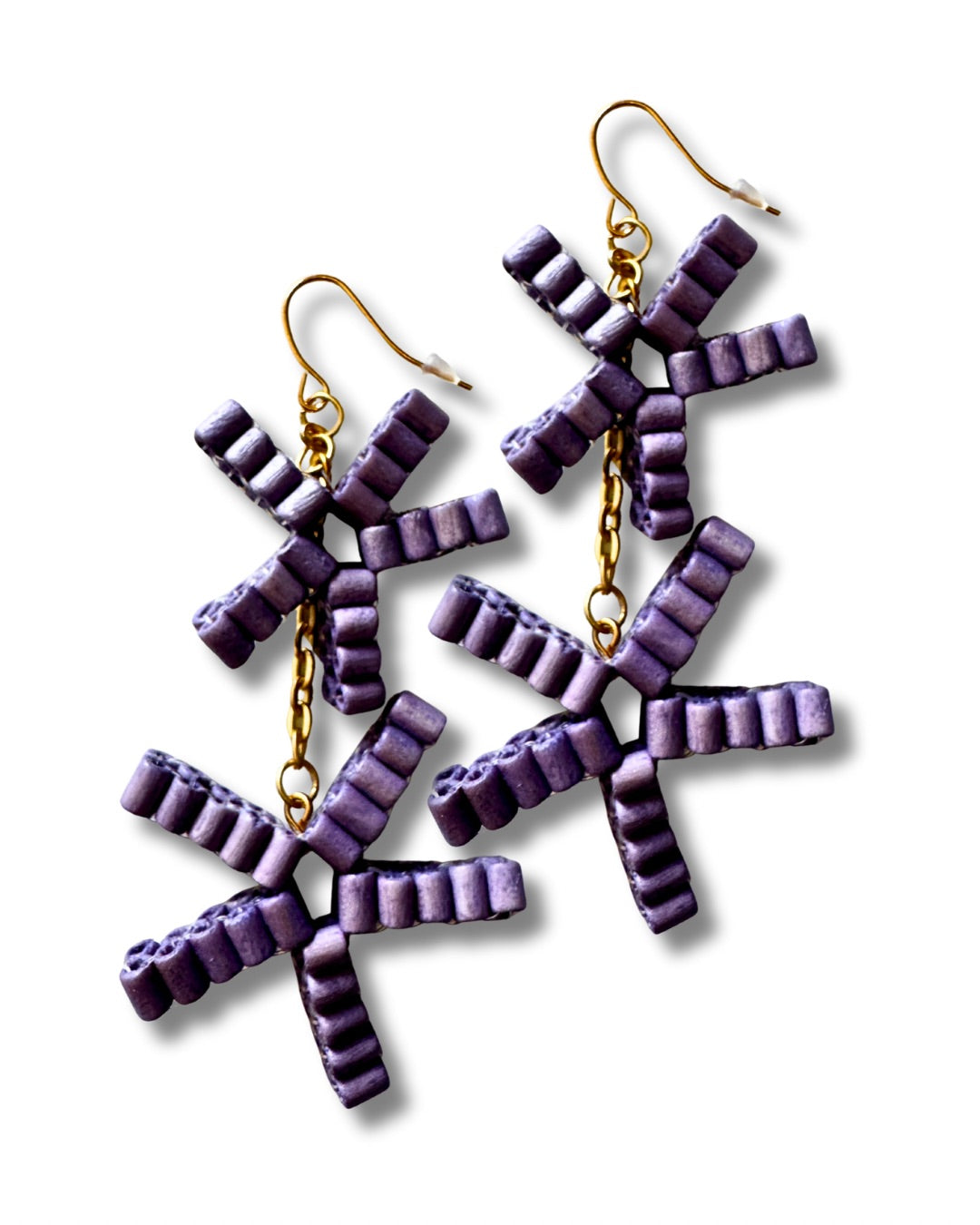 Orecchini legno Sea Stars-orecchini-Bijondo-Lilla-Bijondo