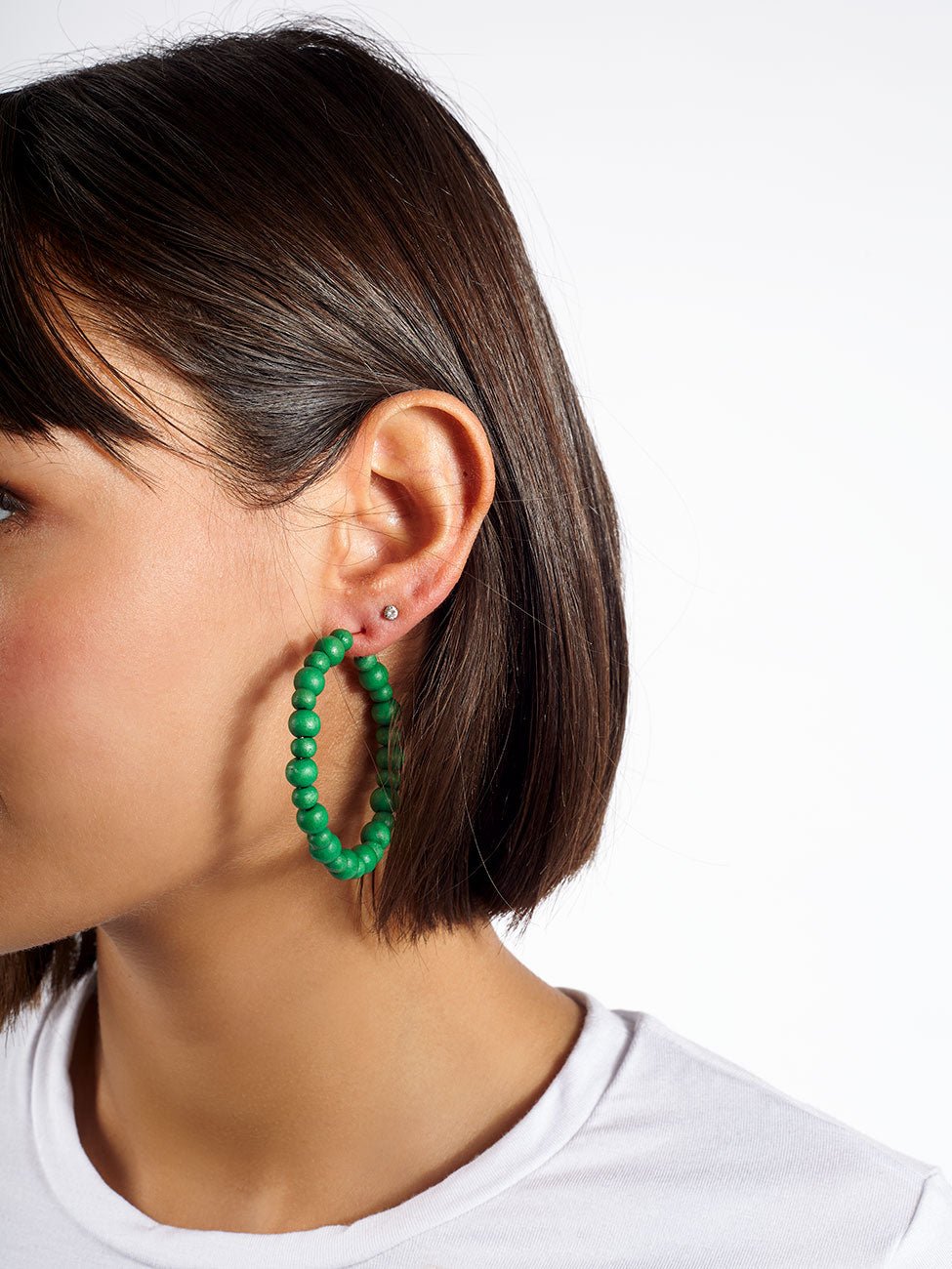 Orecchini legno Sololaki - verde - Bijondo