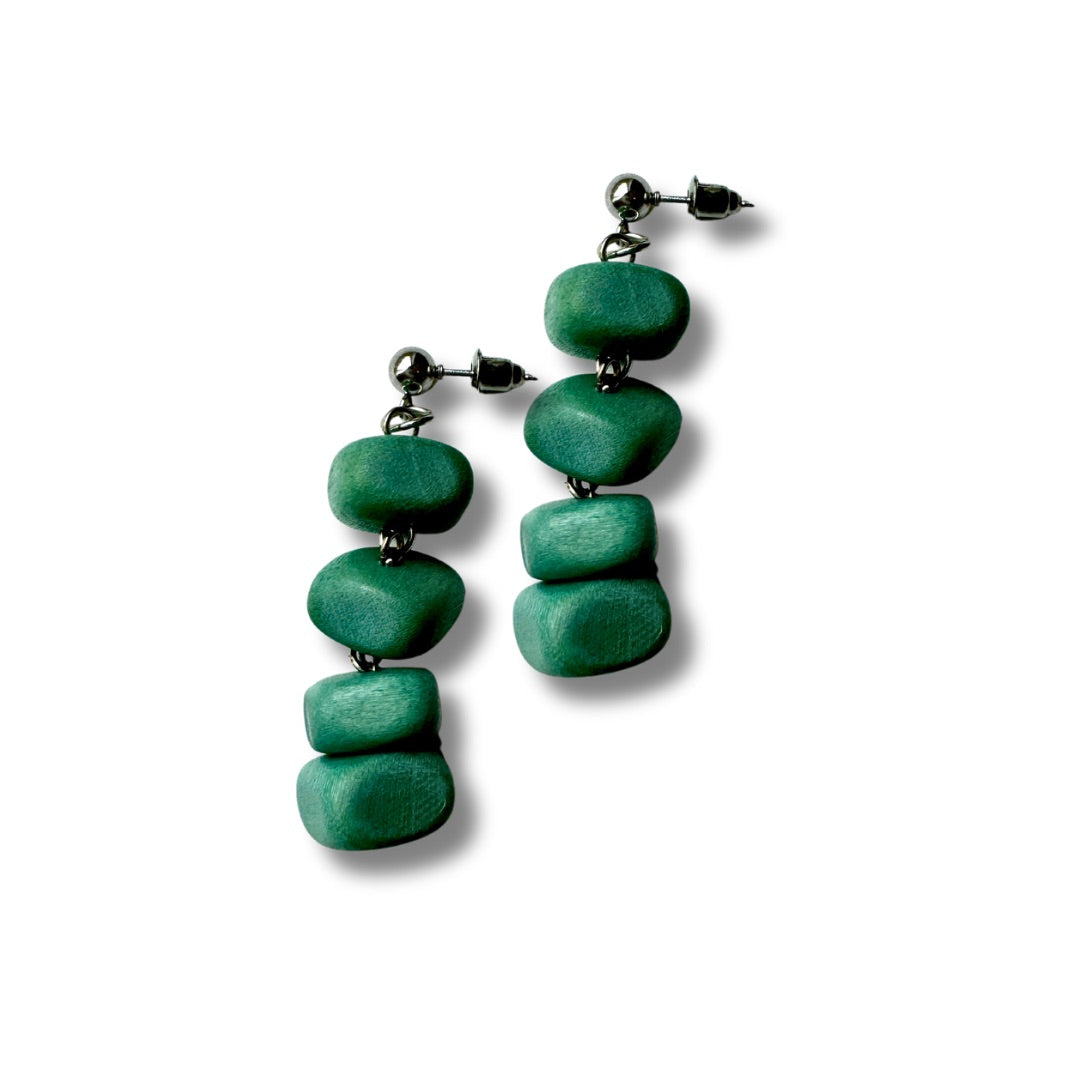 Orecchini legno Taylor, costume jewelry-orecchini-EW-Botanical Oasis-Bijondo