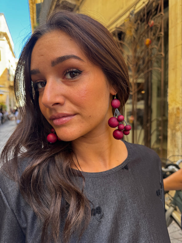 Orecchini legno Whimsy-orecchini-EW-Bordeaux-Bijondo