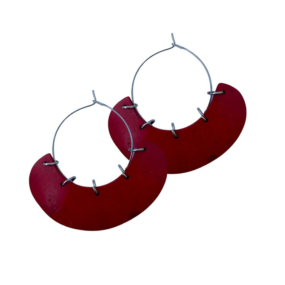 Orecchini A Gancio 3D A Forma Di Cocco: Metà Cocco Tropicale, Originali Miniblings Fatti A Mano A Berlino. - 4