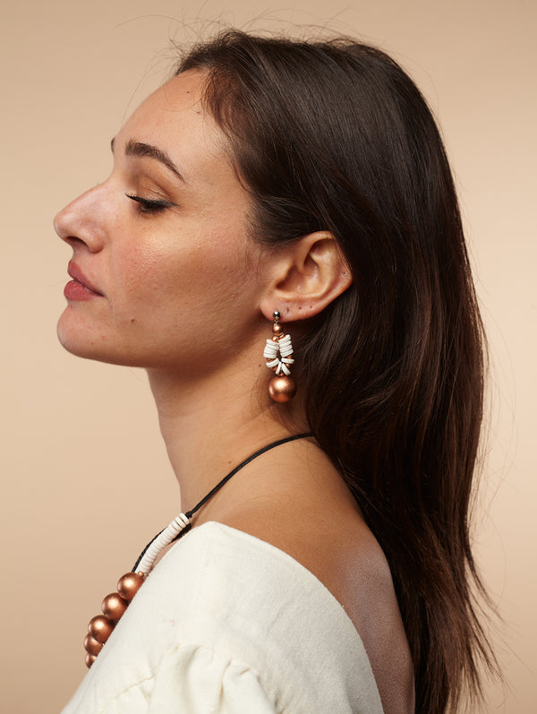 Orecchini legno, leggeri, regolabile Aura metallic-orecchini-EW-Bijondo