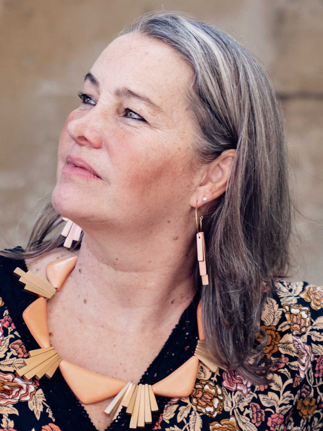 Orecchini legno metallic Romy-orecchini-Bijondo-Bijondo