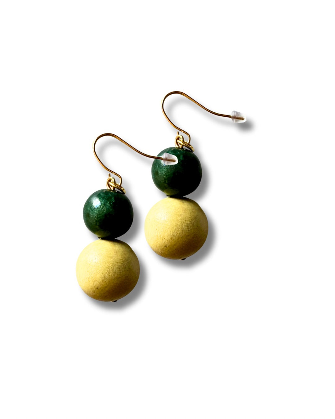 Orecchini legno & resina Emme-orecchini-Bijondo-Verde-Bijondo