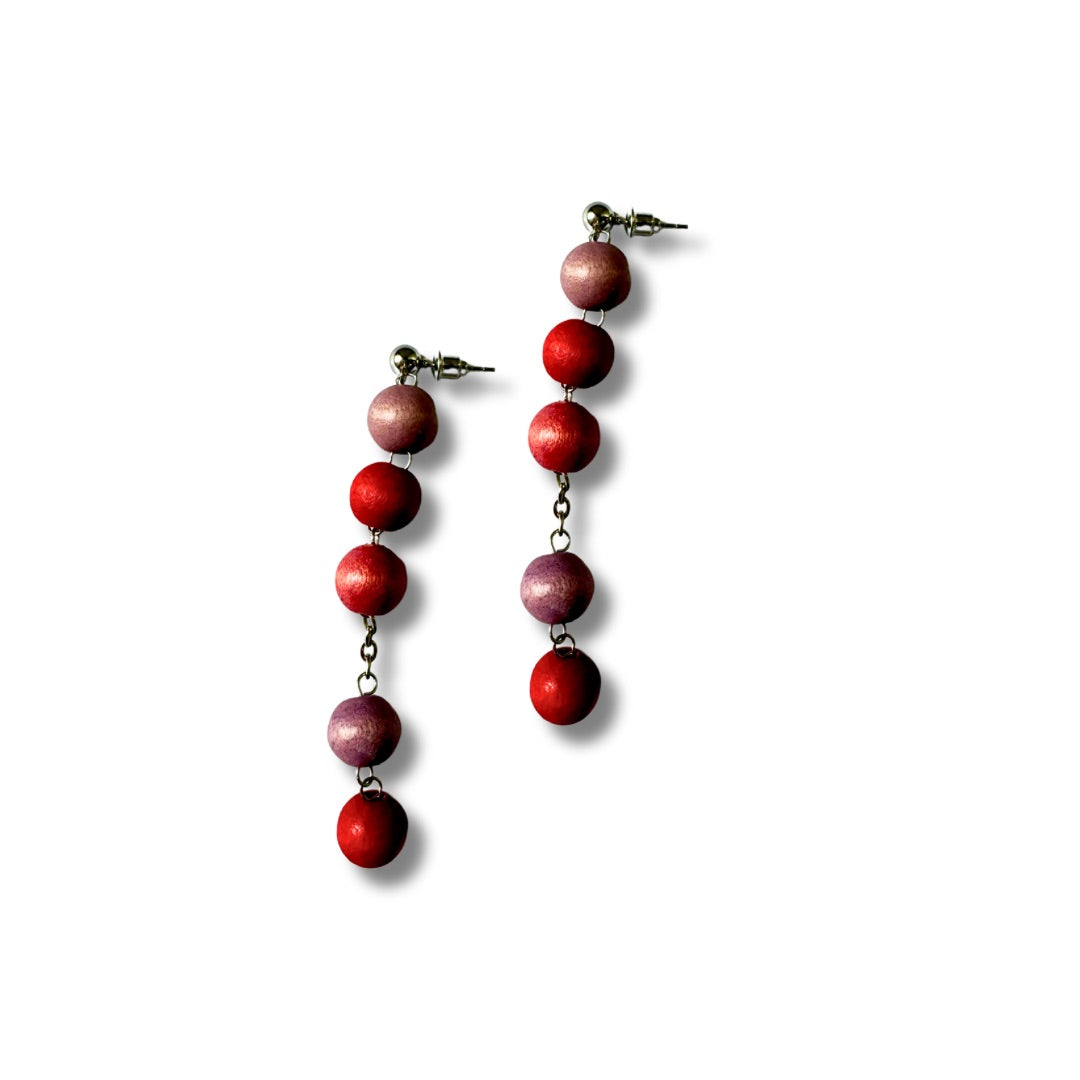 Orecchini lunghi, legno, leggeri Eleanore-Orecchini-EW-Desert Sunset-Bijondo