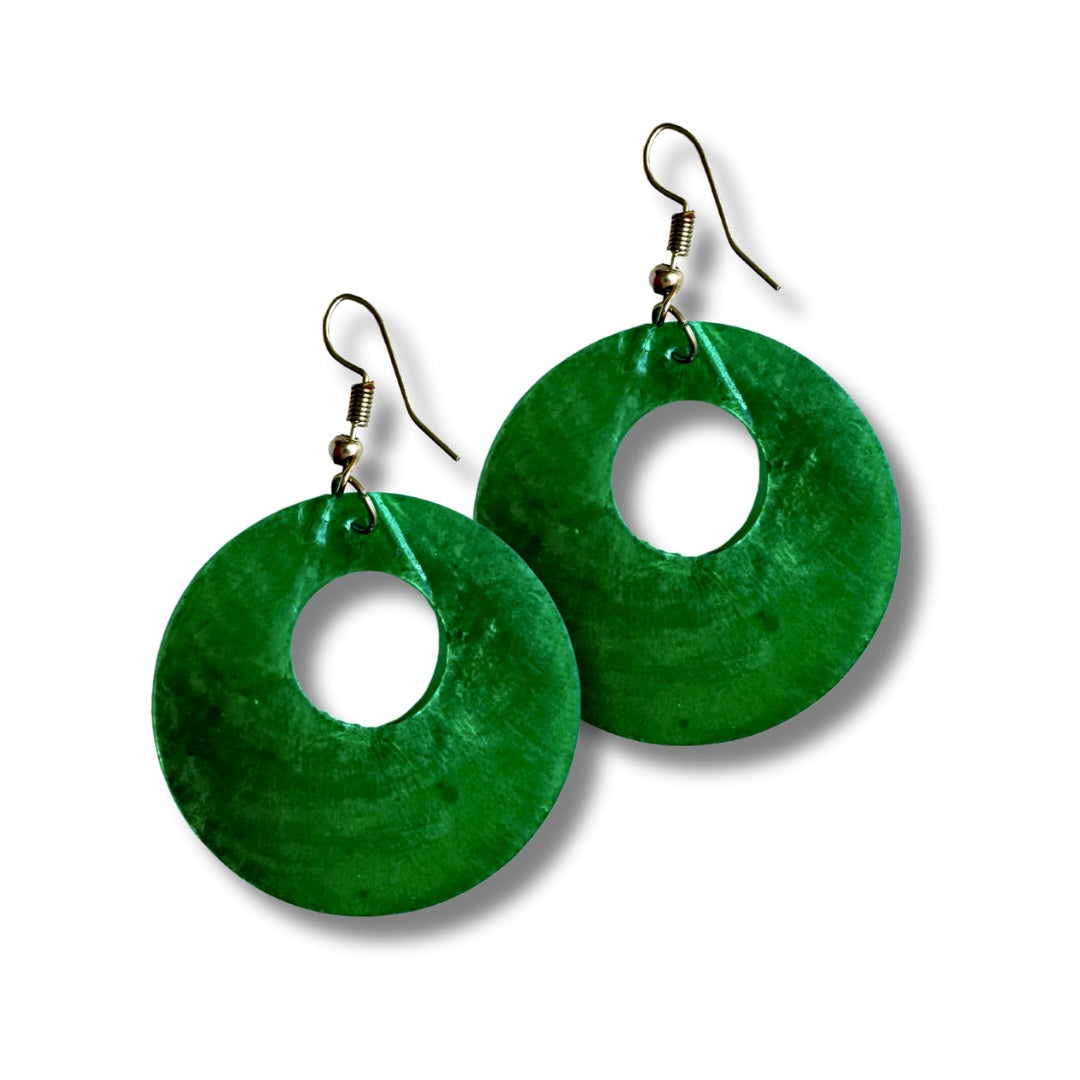 Orecchini madreperla colorati leggeri Pop-Orecchini-Bijondo-Verde-Bijondo