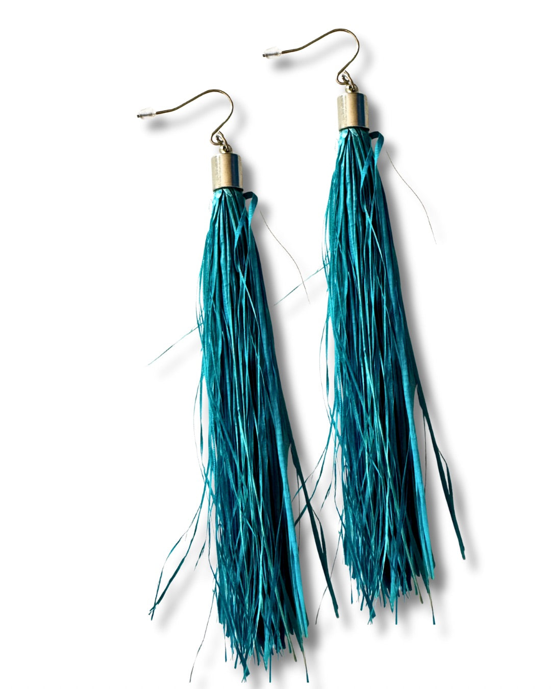 Orecchini raffia lunghi Karen-orecchini-EW-Celeste-Bijondo