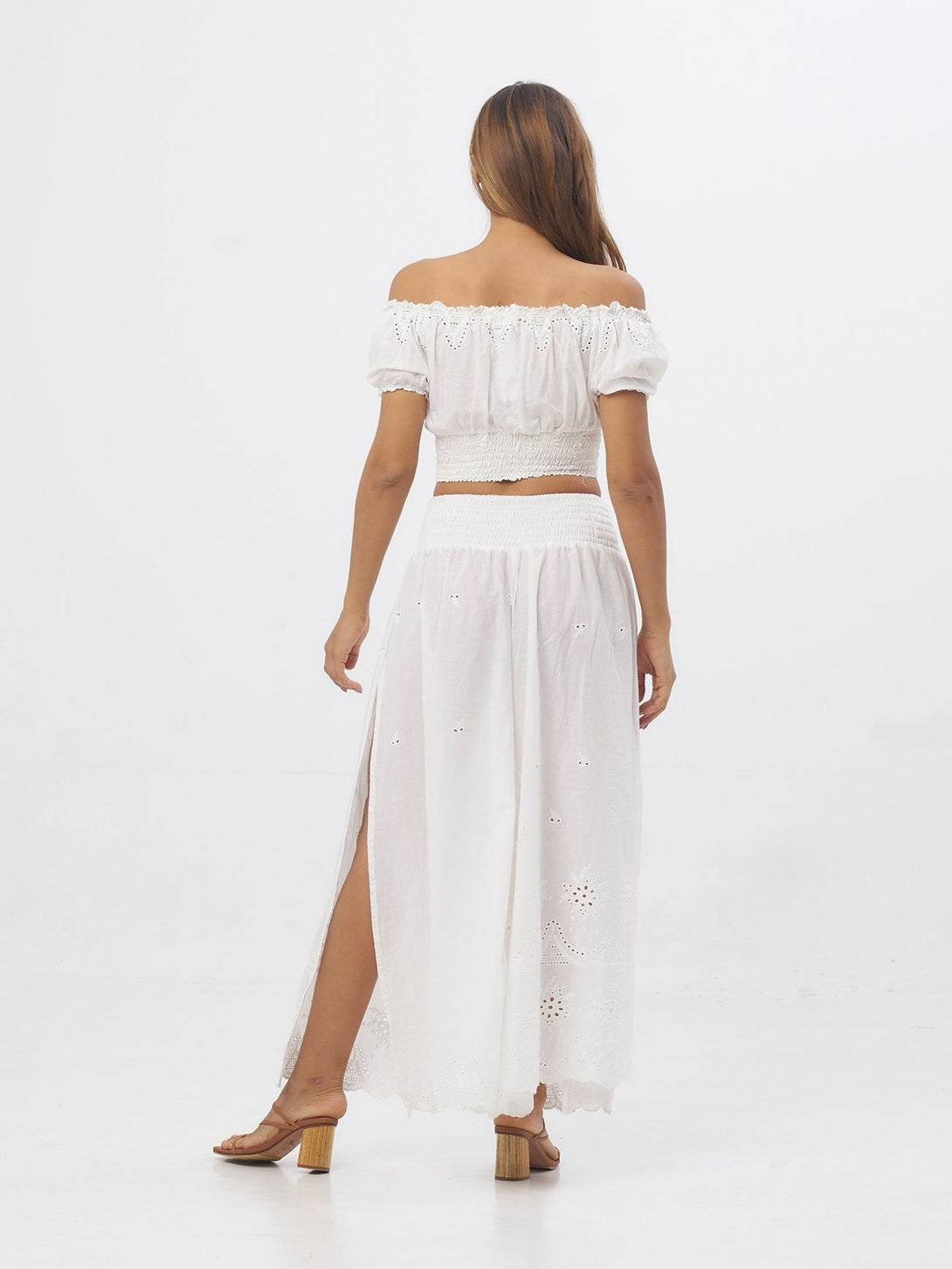 Pantaloni Abigail bianco taglia unica 