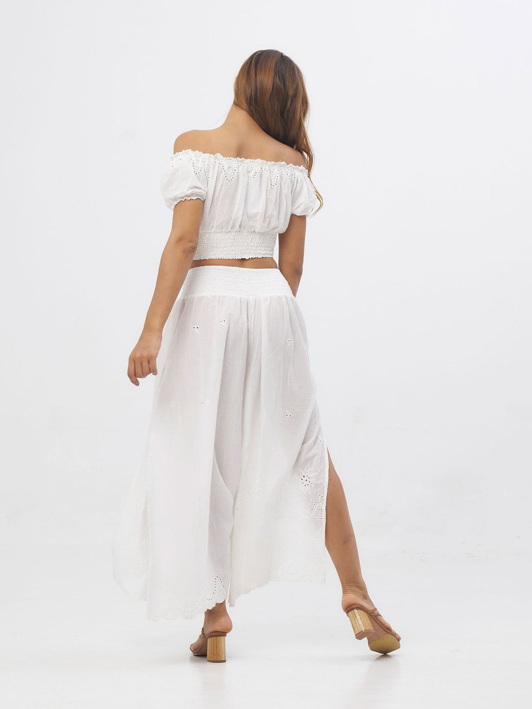 Pantaloni Abigail bianco taglia unica 