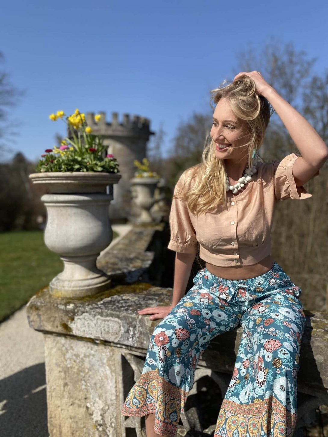 Pantaloni Blondi - lilla - Bijondo