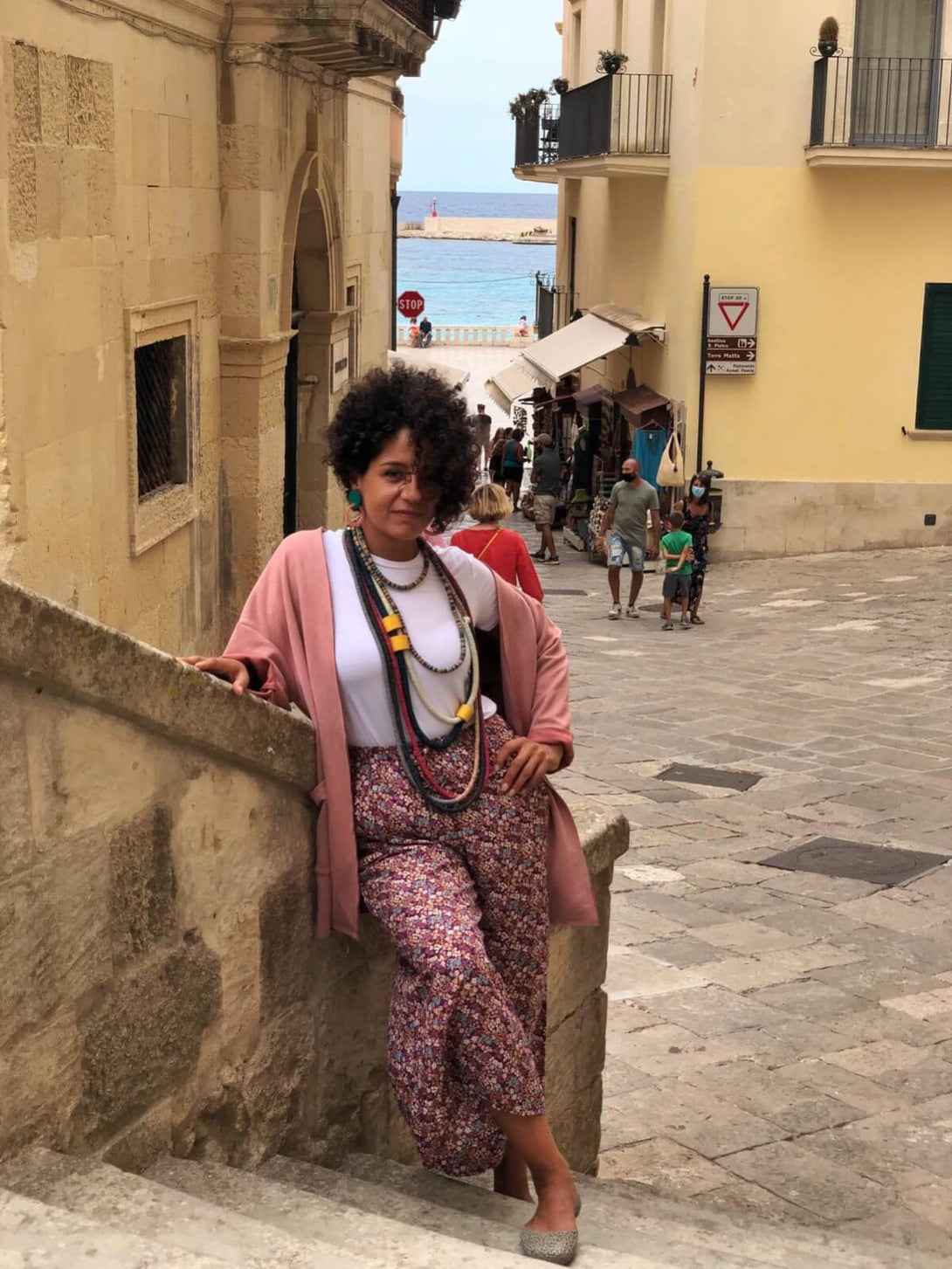 Pantaloni Blondi - viola - Bijondo