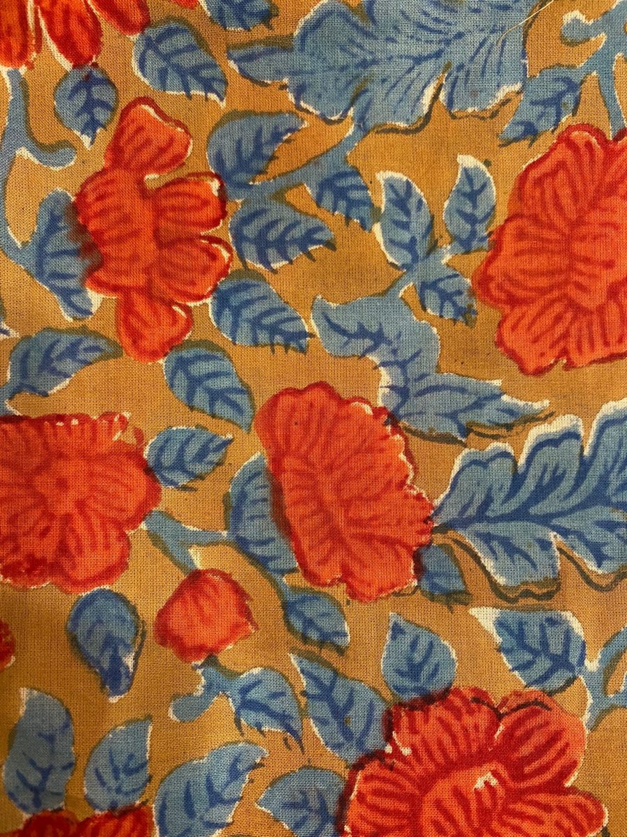 Pantaloni Kamal Blockprint - rosa - Bijondo