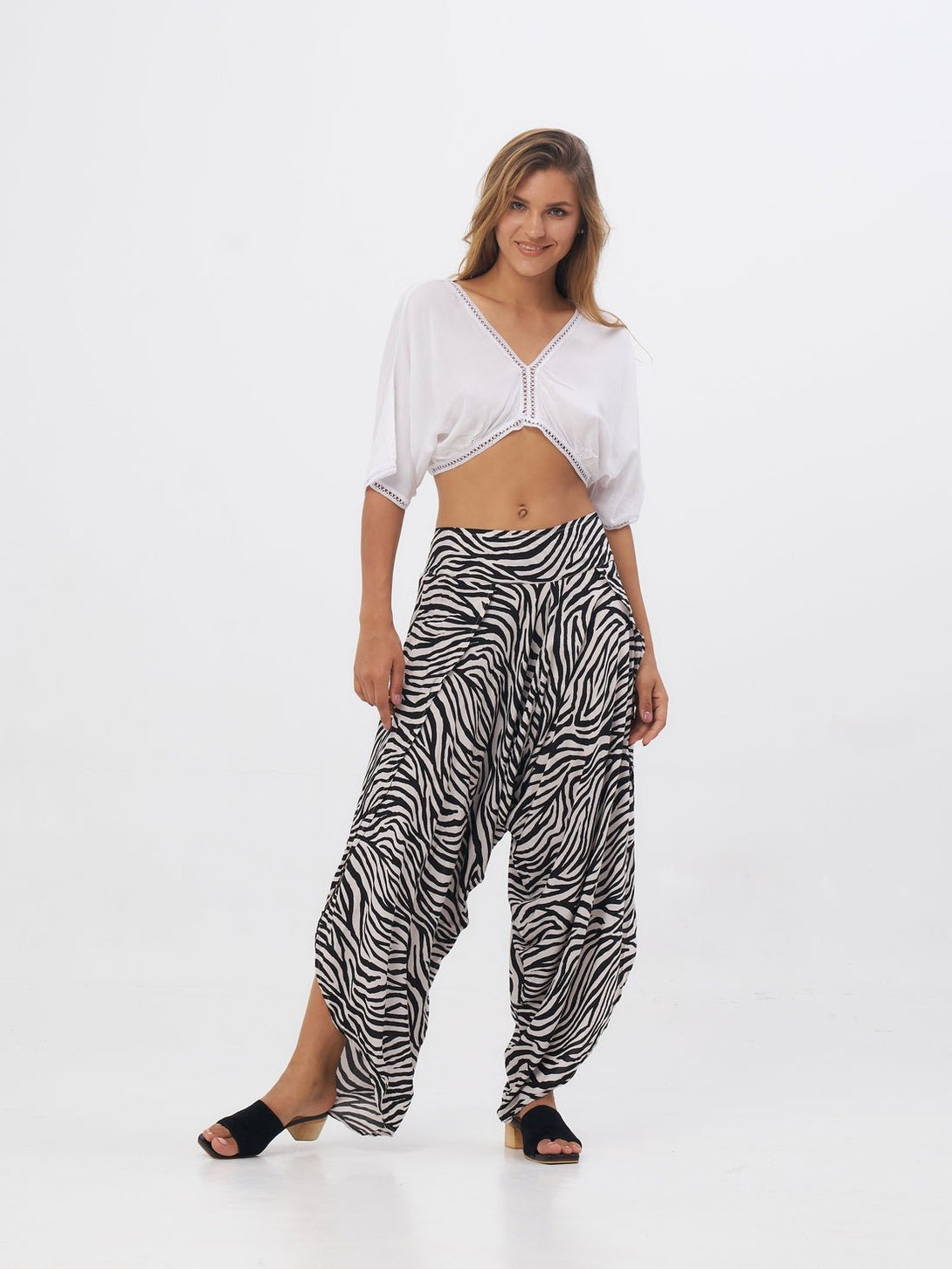 Pantaloni Leonie - zebra - Bijondo