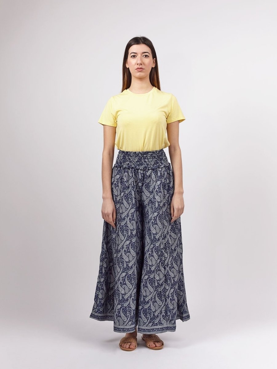 Pantaloni Raffaela - blu scuro - Bijondo