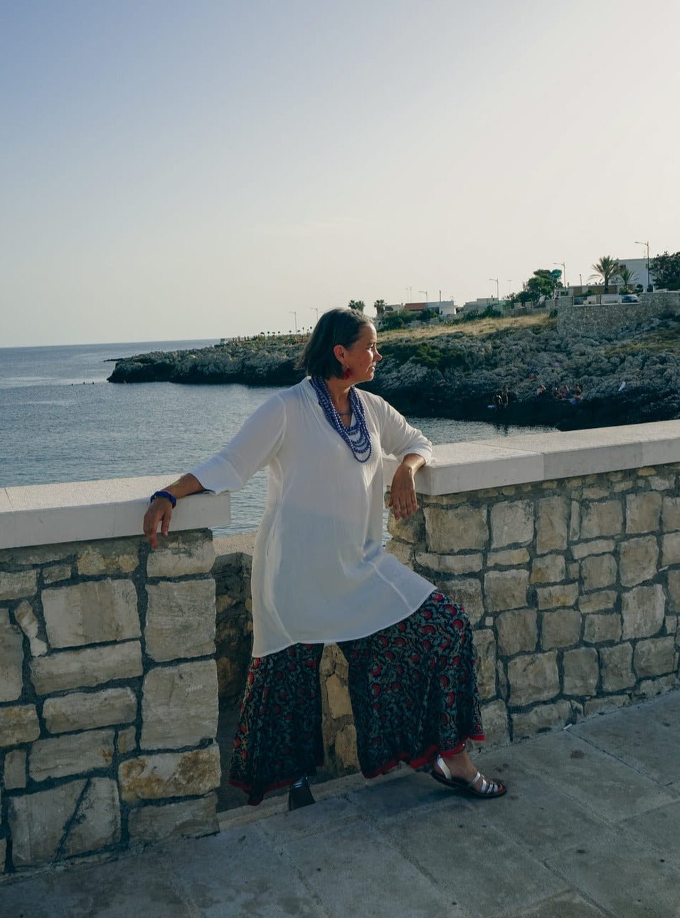 Pantaloni Raffaela - fango - Bijondo