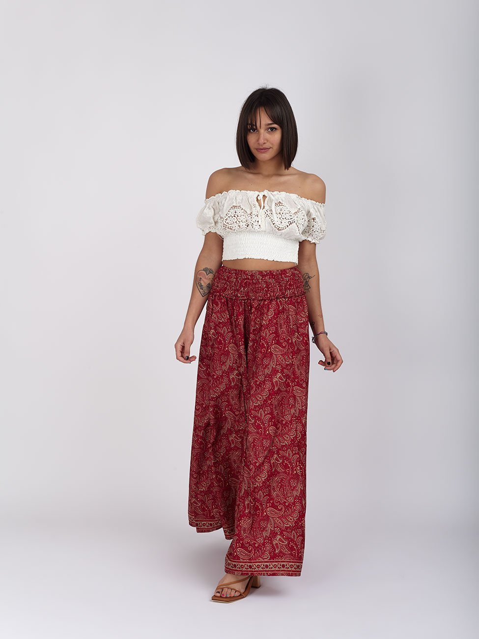 Pantaloni Raffaela - magenta - Bijondo