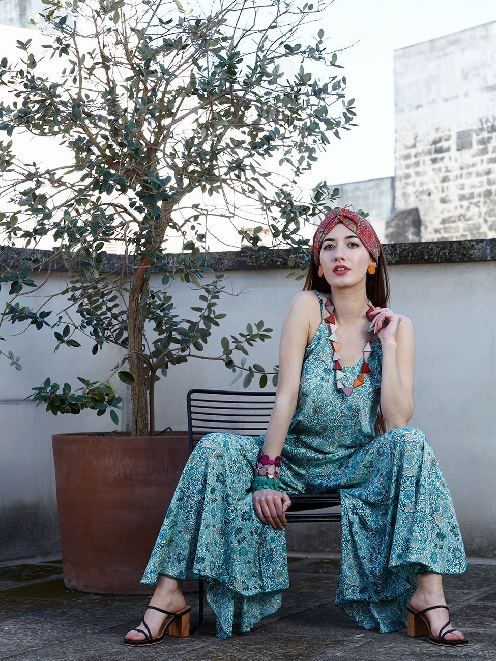 Pantaloni Seta Giselle - nero - Bijondo