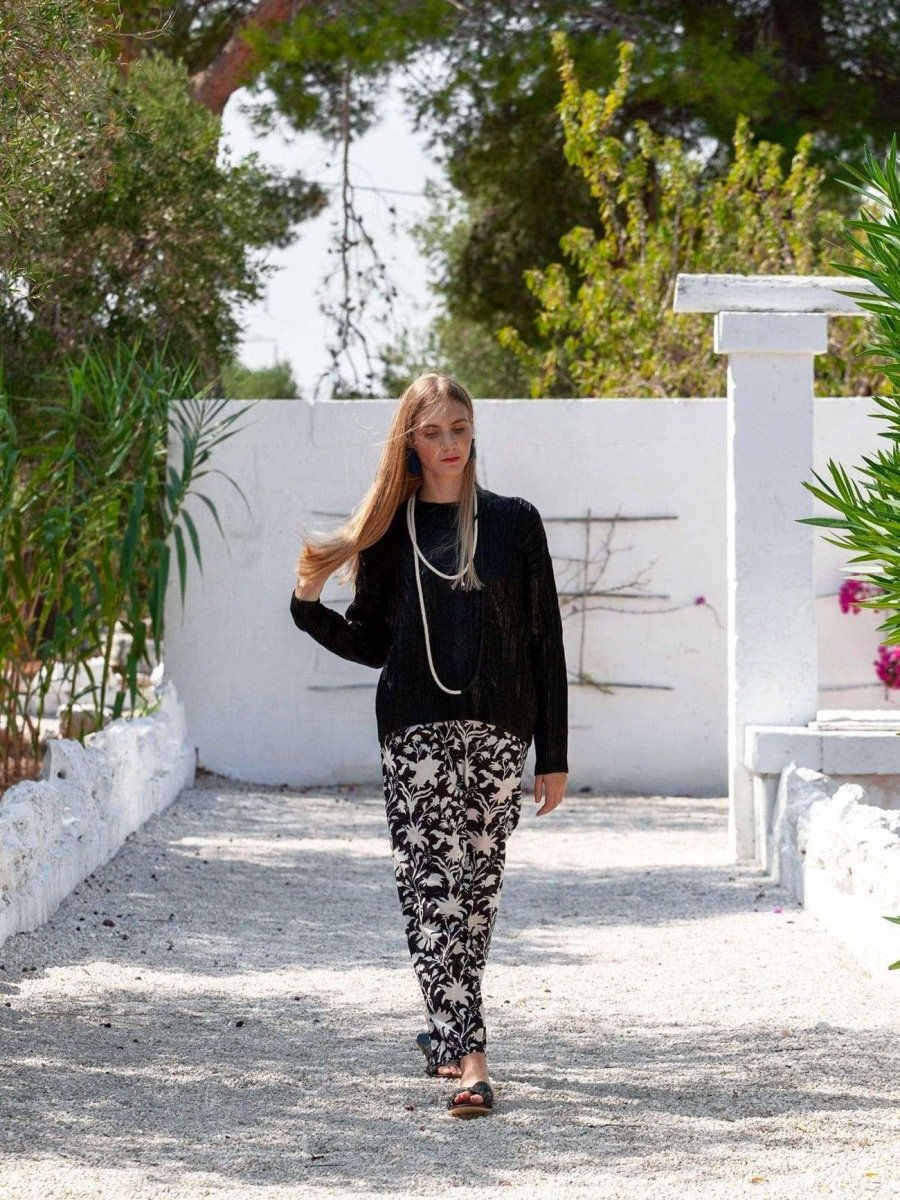 Pantaloni Uma Cotone - bianco - Bijondo