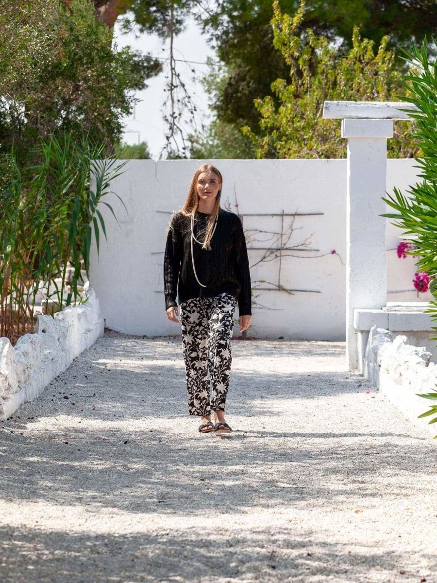 Pantaloni Uma Cotone - bianco - Bijondo