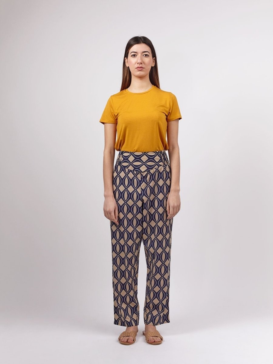 Pantaloni Uma Cotone - blu scuro - Bijondo