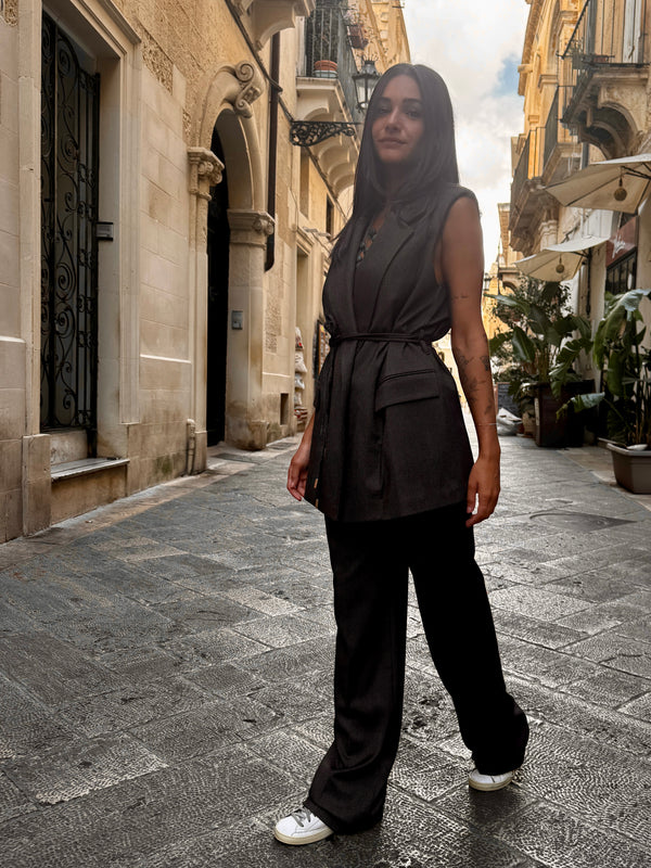 Pantaloni a palazzo con piega Brenda-pantalone-Bijondo-Bijondo