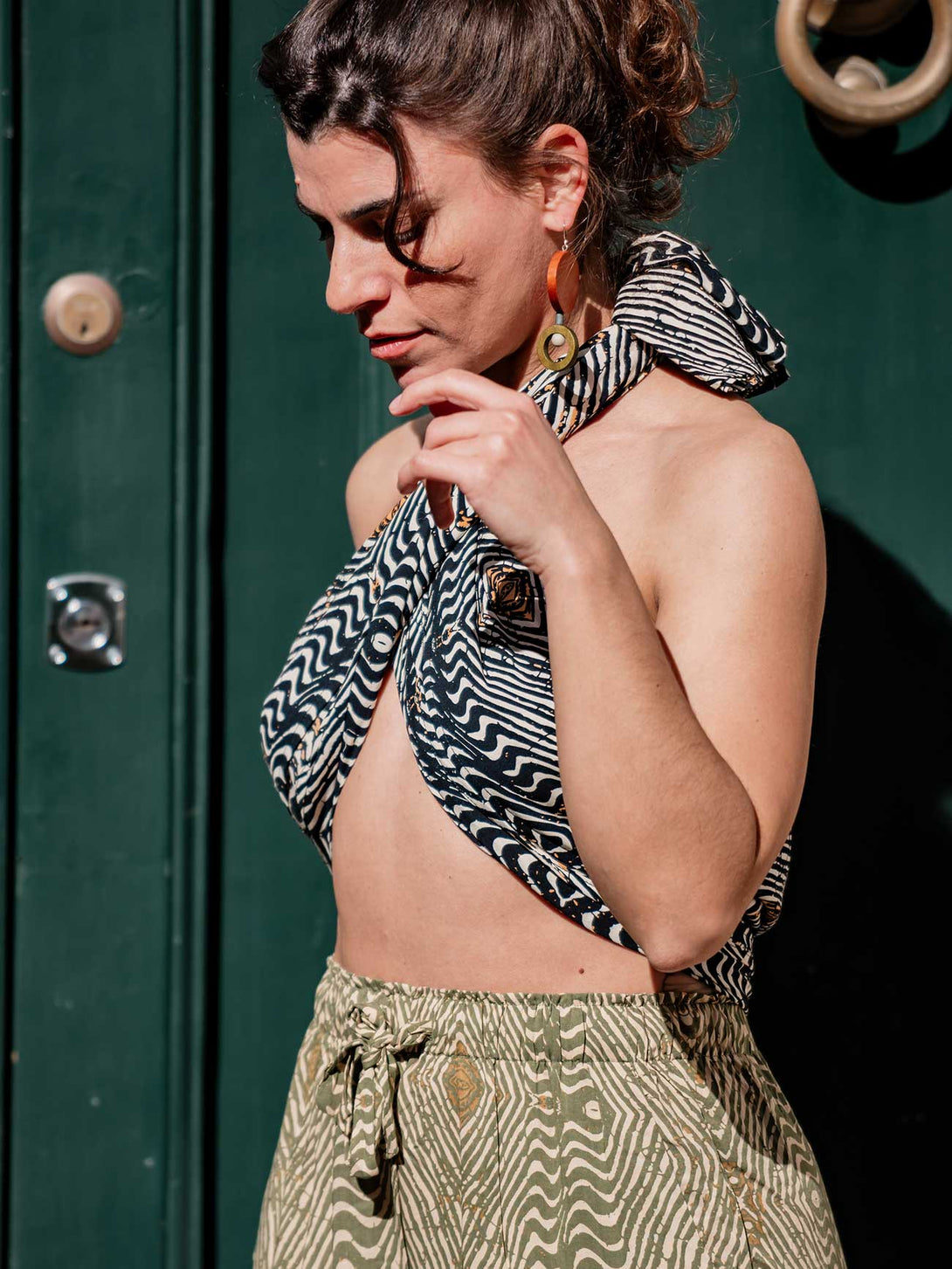 Pantaloni rayon Aurelia-Pantaloni-Bijondo-Bijondo