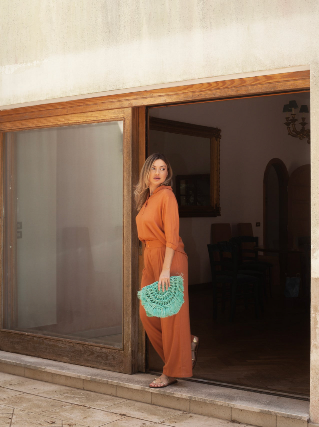 Pantaloni rayon Viola-Bijondo-Bijondo