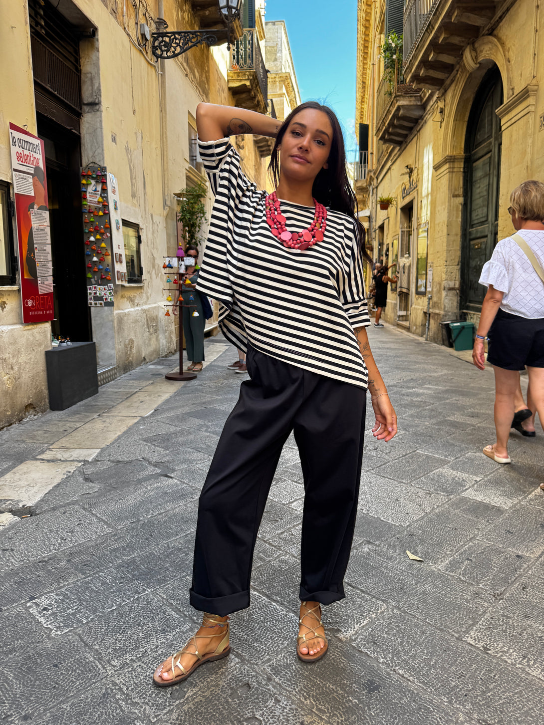 Pantaloni straight Laura-pantaloni-Bijondo-Bijondo