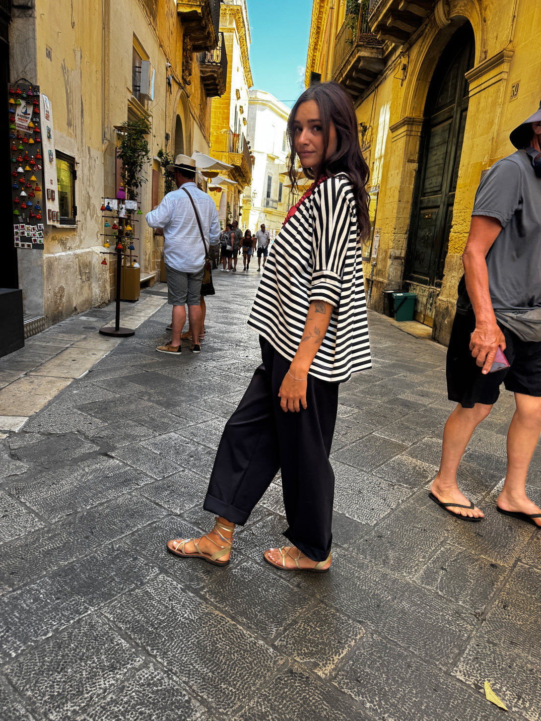 Pantaloni straight Laura-pantaloni-Bijondo-Bijondo