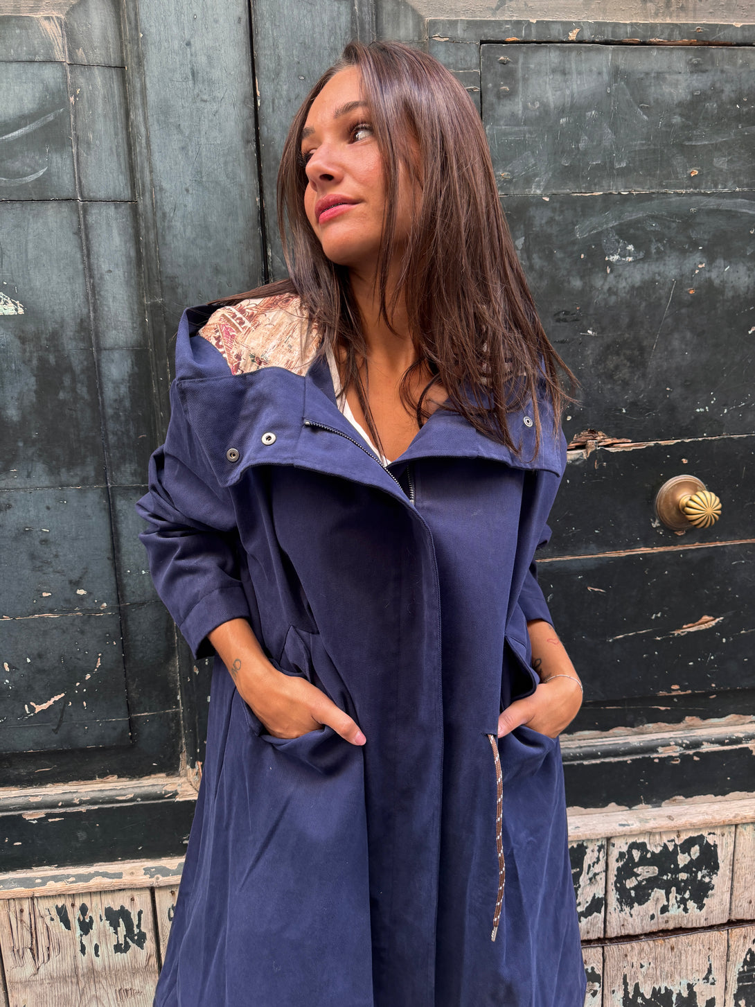 Parka coulisse cotone Camilla-giacca-Bijondo-Bijondo