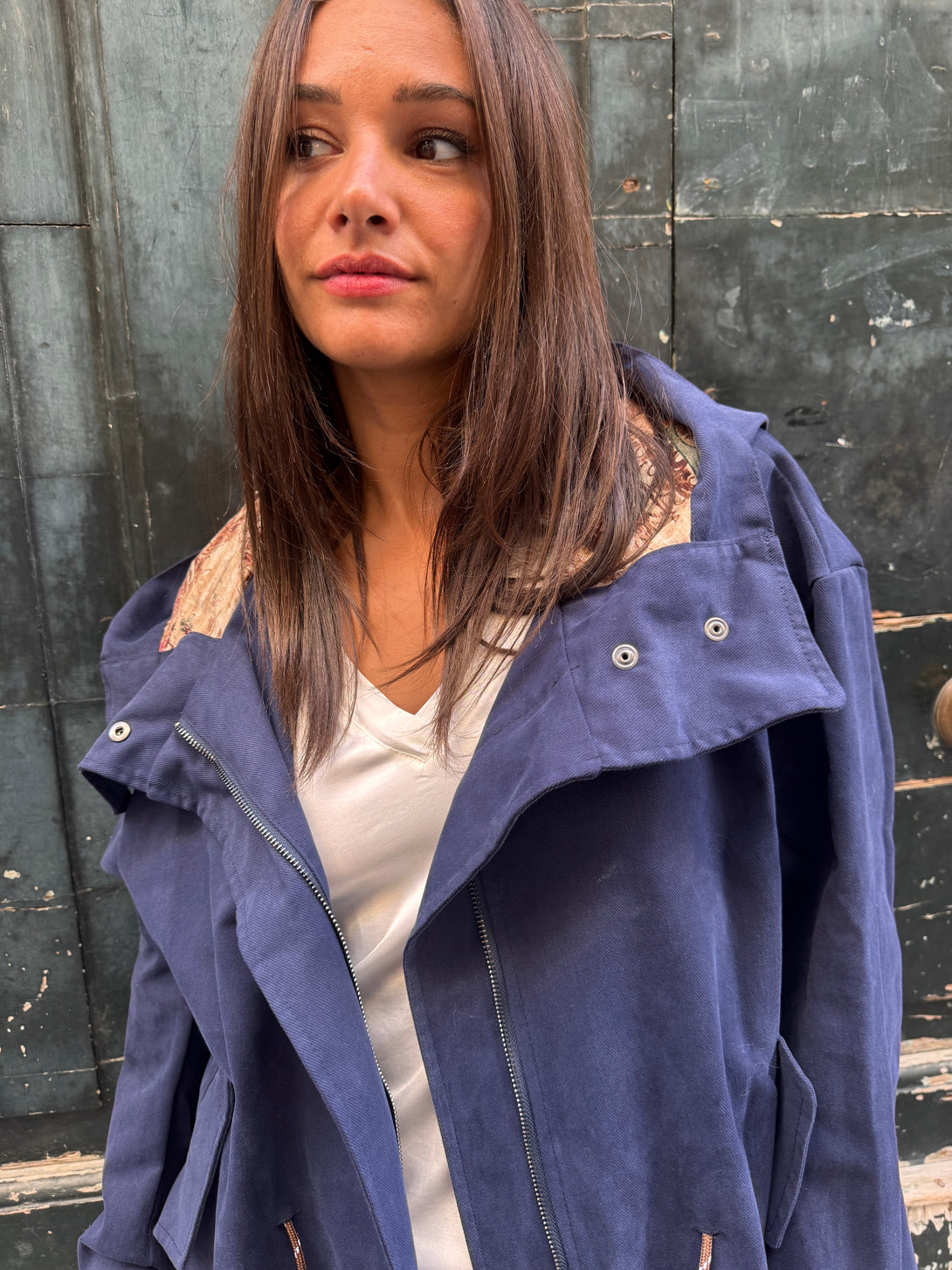 Parka coulisse cotone Camilla-giacca-Bijondo-Bijondo