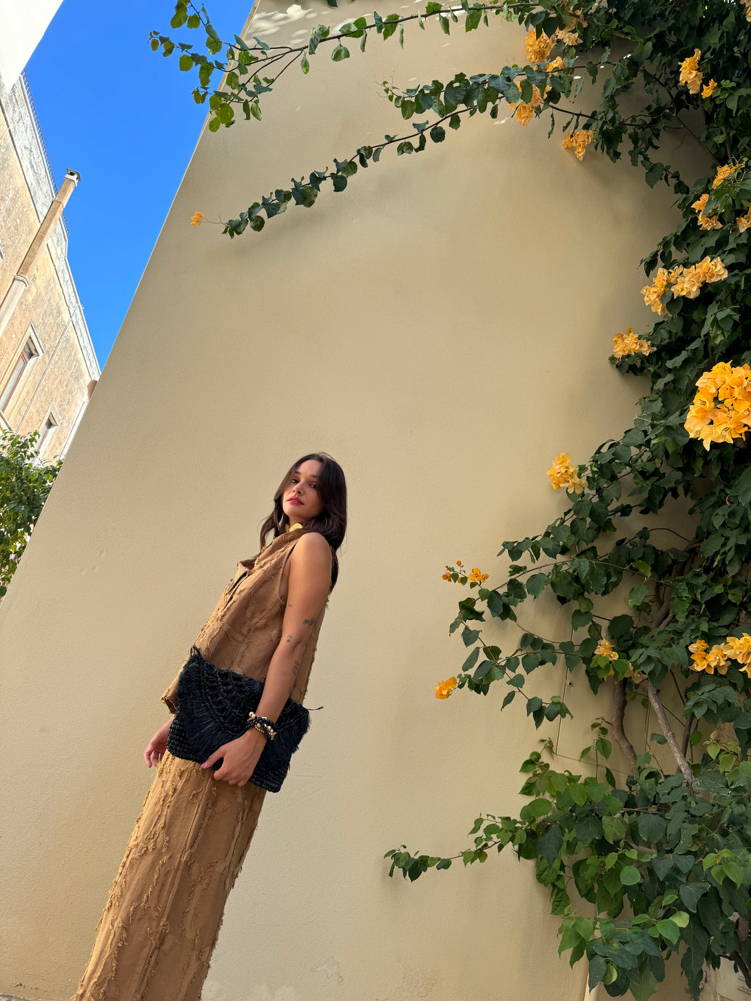 Pochette borsa Amelia boho chic in rafia-borsa-Sam-Bijondo