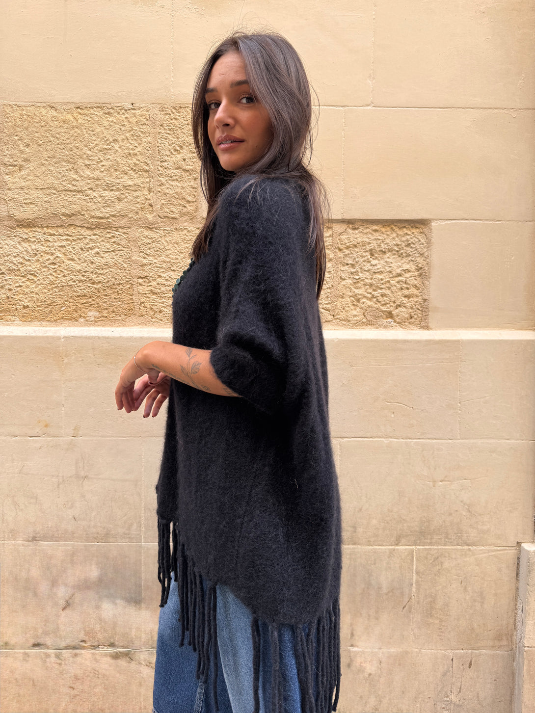 Poncho Kid Mohair Pamela-Maglione-Bijondo-Bijondo