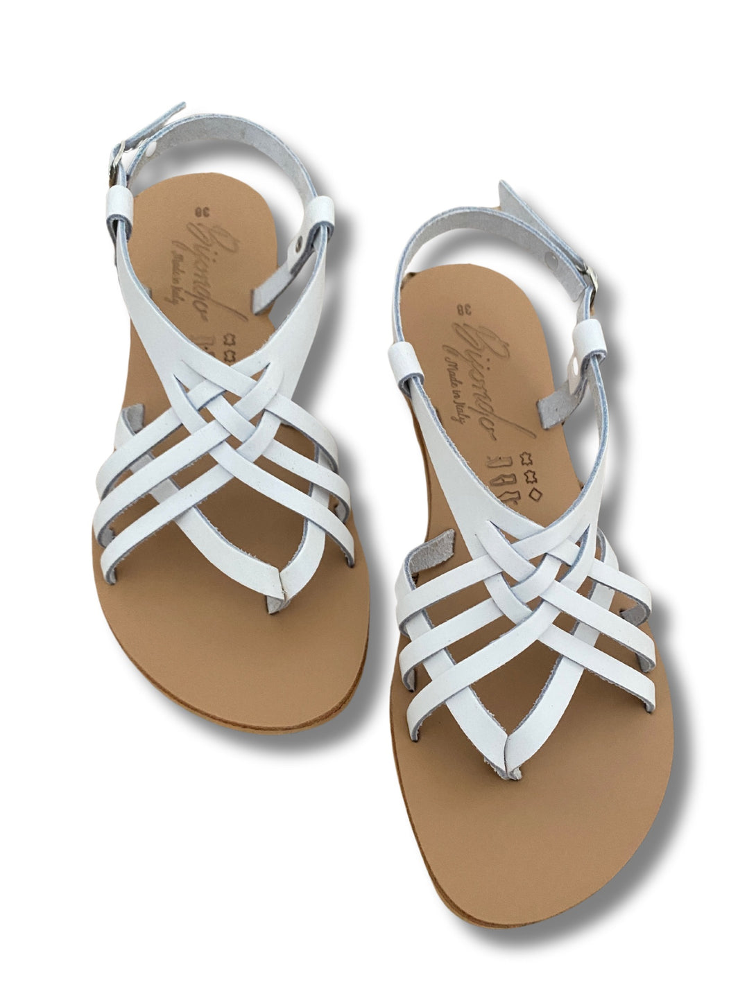 Sandalo in pelle Mila bianco-scarpe-Bijondo-bianco-36-Bijondo