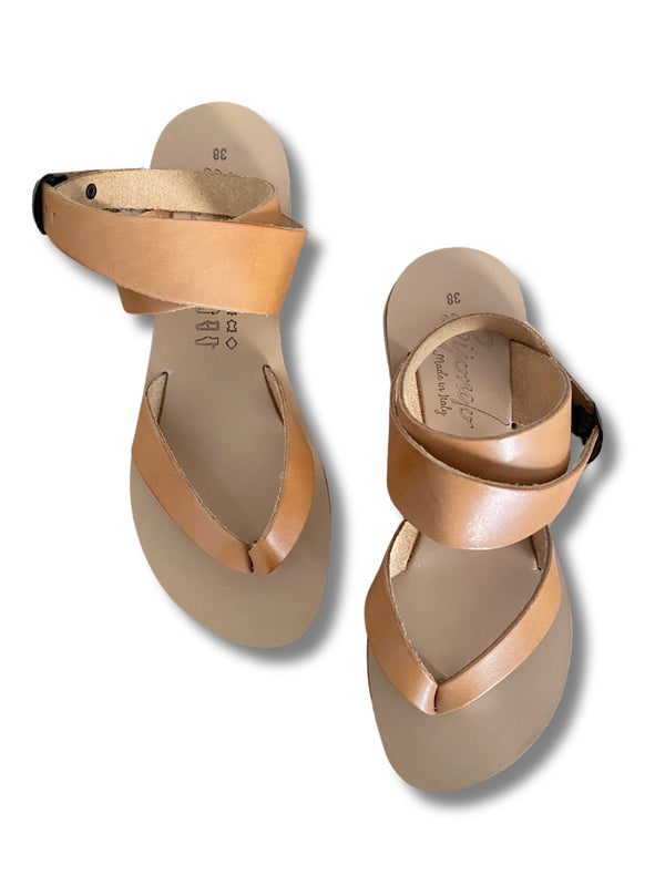 Sandalo in pelle cuoio Chrissy-scarpe-Bijondo-cuoio-36-Bijondo