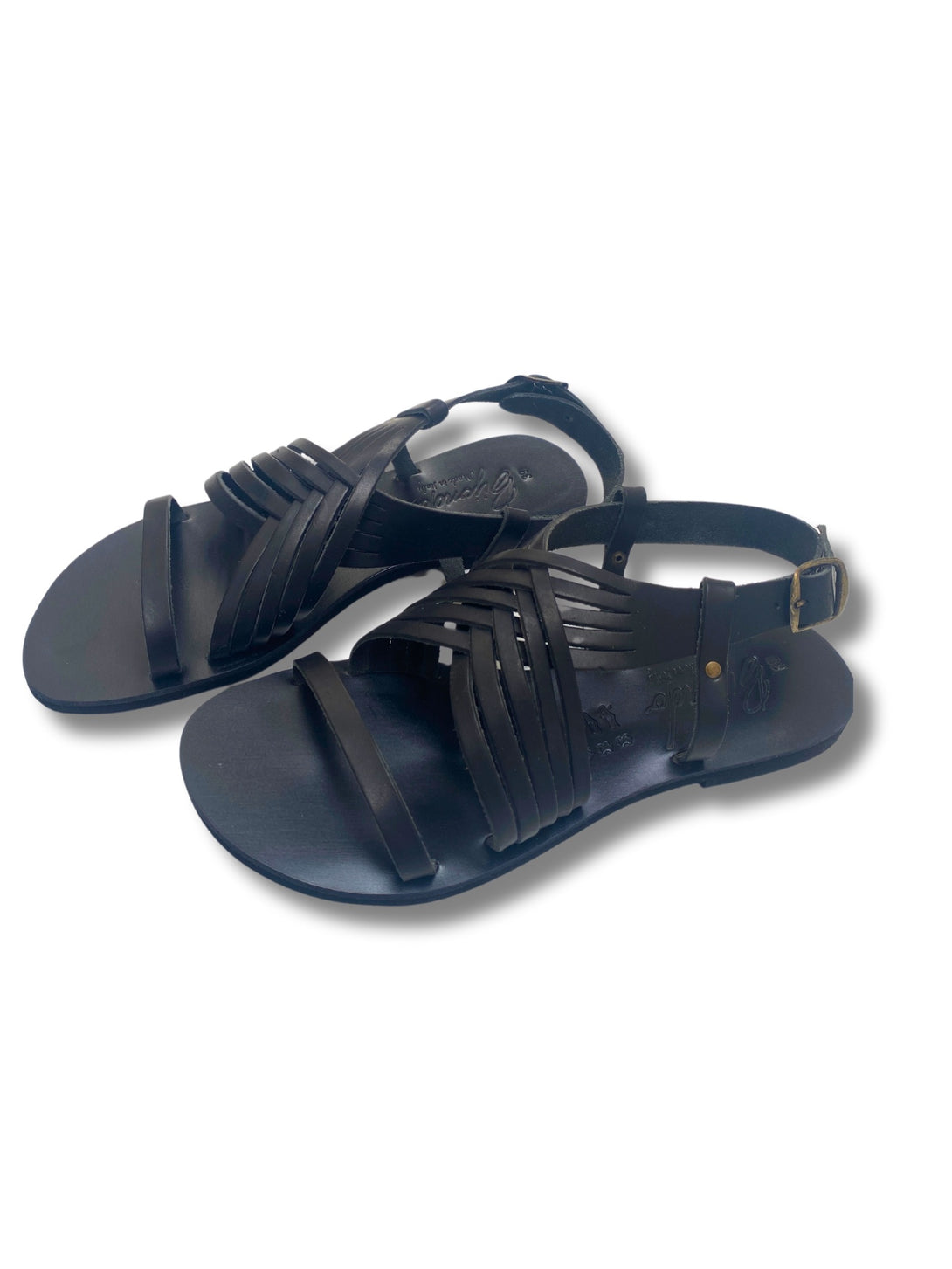 Sandalo in pelle nero Natascha-scarpe-Bijondo-nero-36-Bijondo