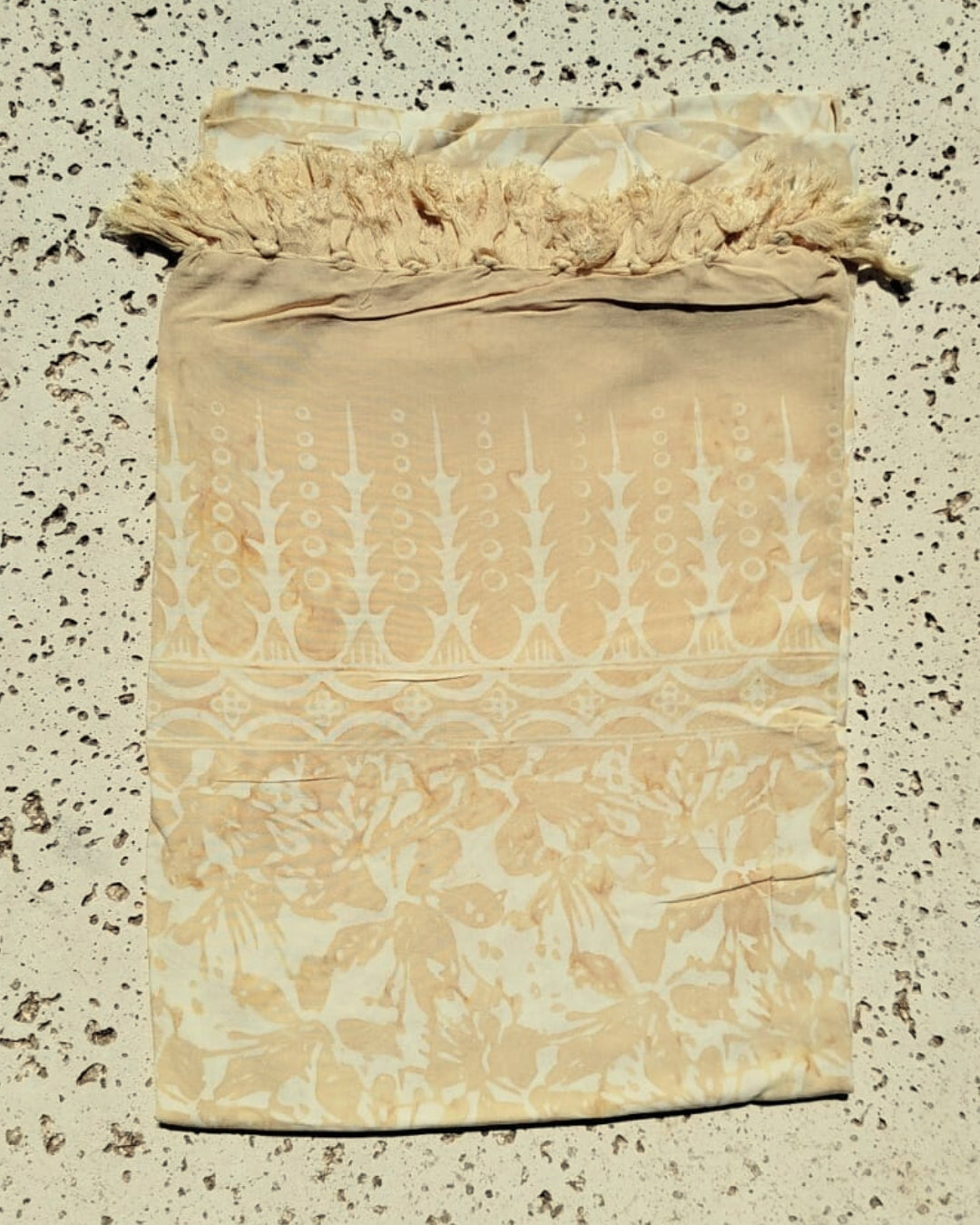 Sarong pareo e telo mare Batik viscosa-Gonna-Bijondo-Beige-Bijondo