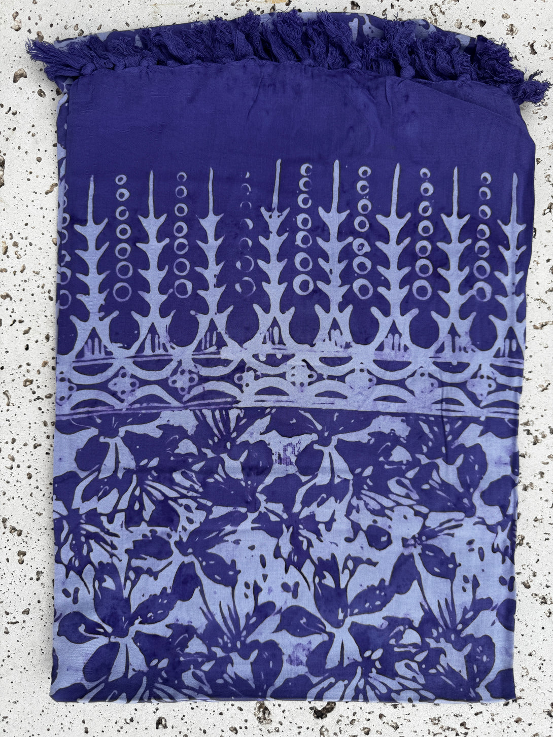 Sarong pareo e telo mare Batik viscosa-Gonna-Bijondo-Lilla-Bijondo