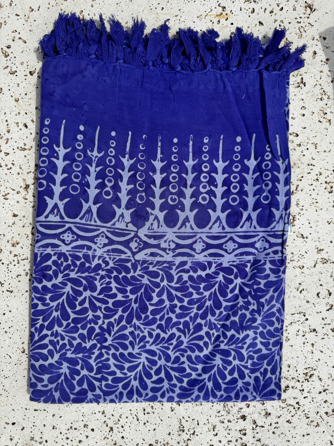 Sarong pareo e telo mare Batik viscosa-Gonna-Bijondo-Viola-Bijondo