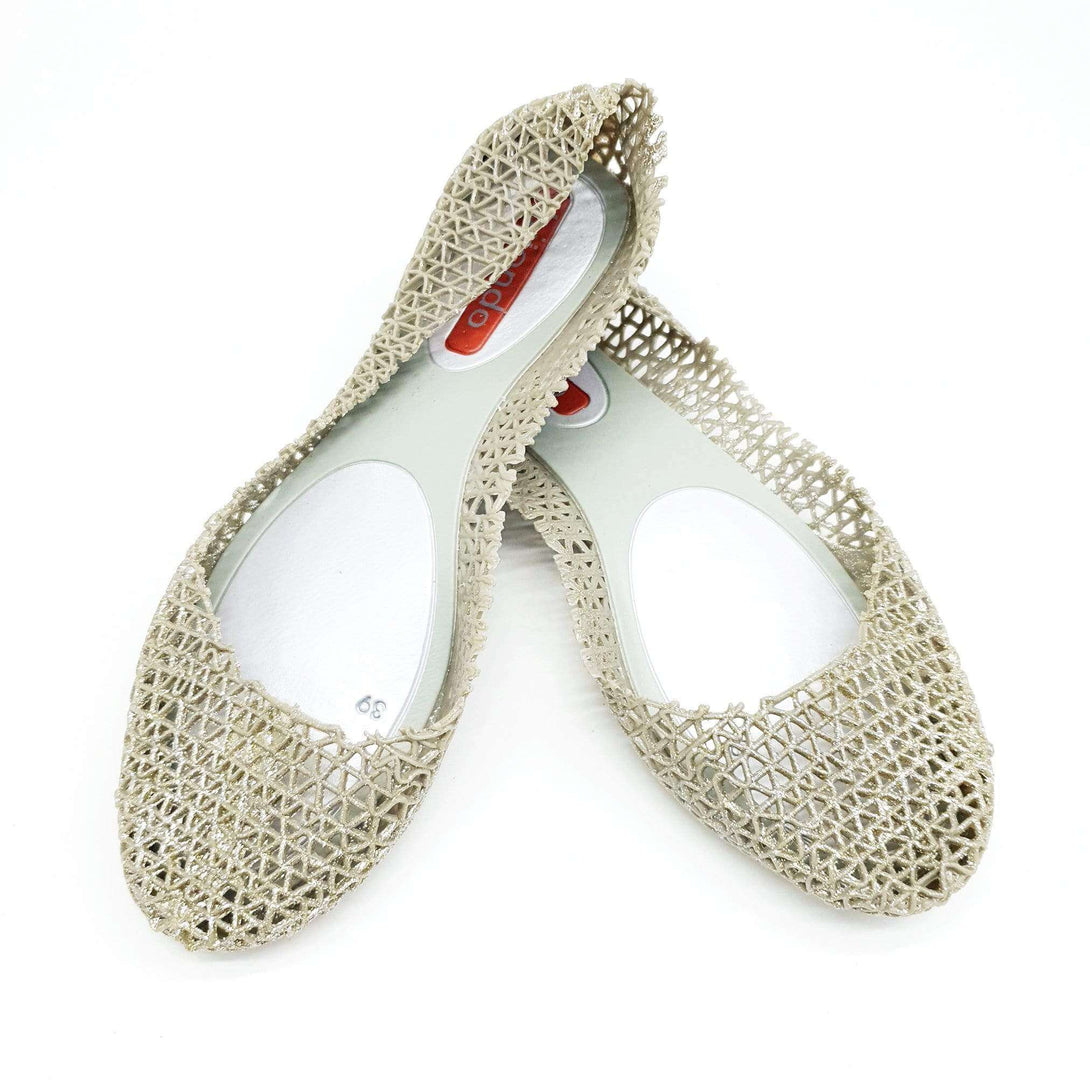 Scarpe Elettra Ballerine - argento glitter - Bijondo