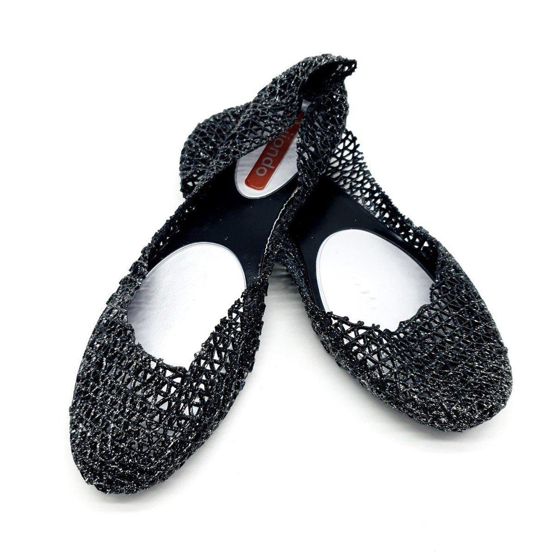 Scarpe Elettra Ballerine - nero glitter - Bijondo